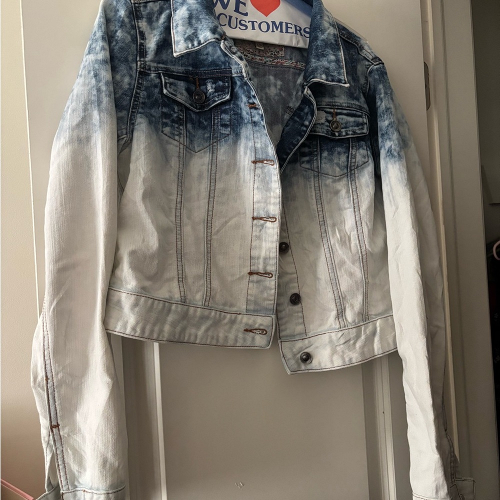 Vintage Acid Wash Denim Jacket